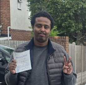 Zak, passed his driving test with The Stig Motoring School
